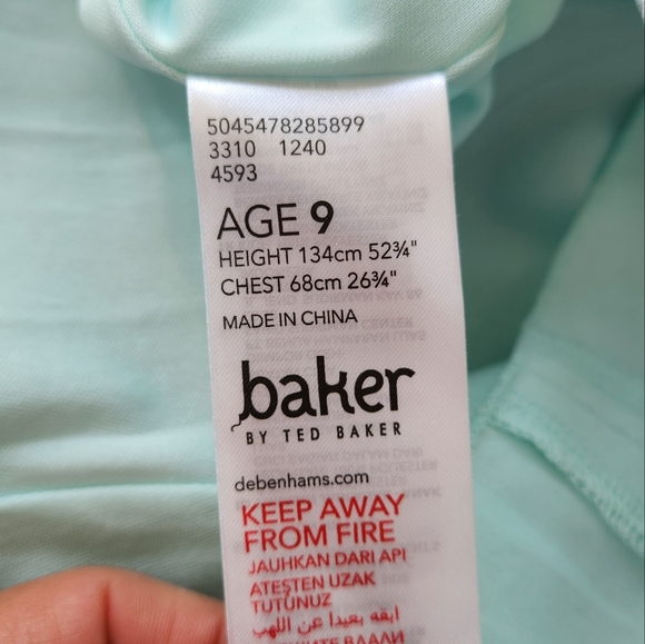 Baker by Ted Baker Floral Print Girls Dress - Picture 4 of 8